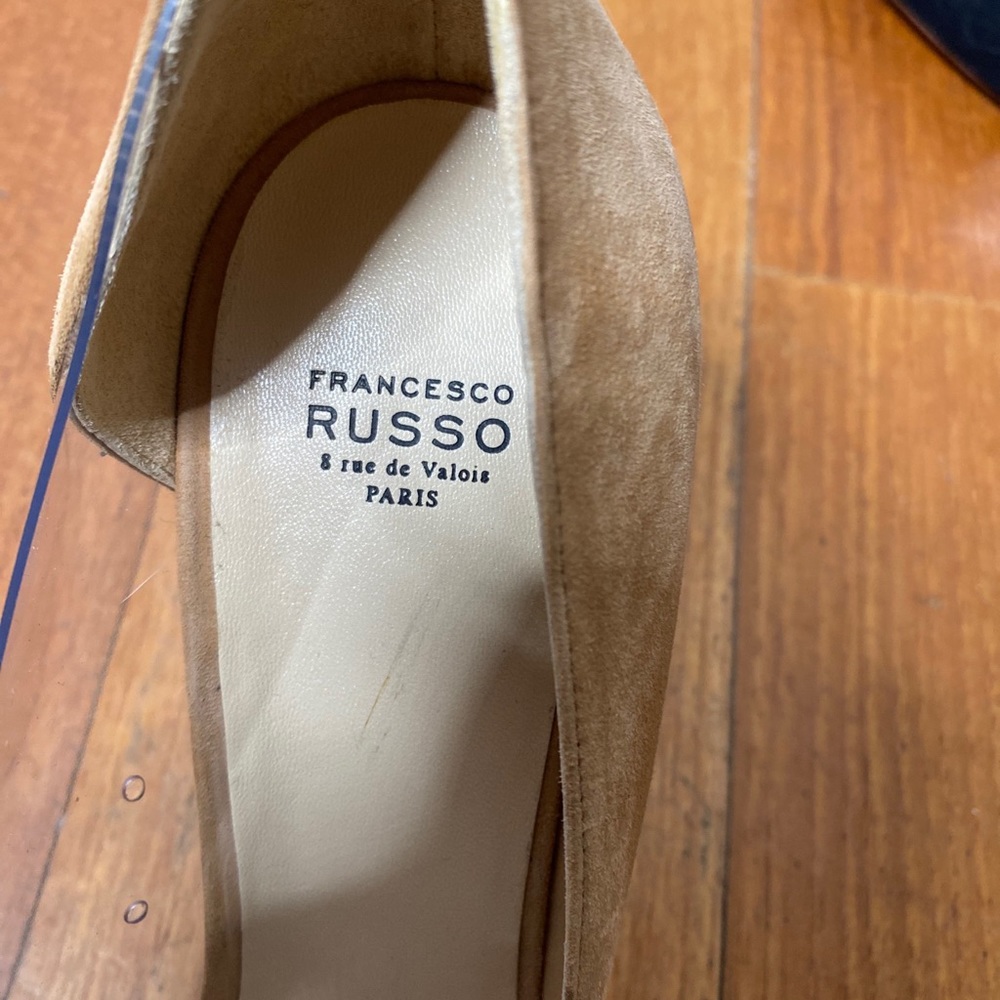 FRANCESCO RUSSO Contrast Panel Pumps - Picture 6 of 12